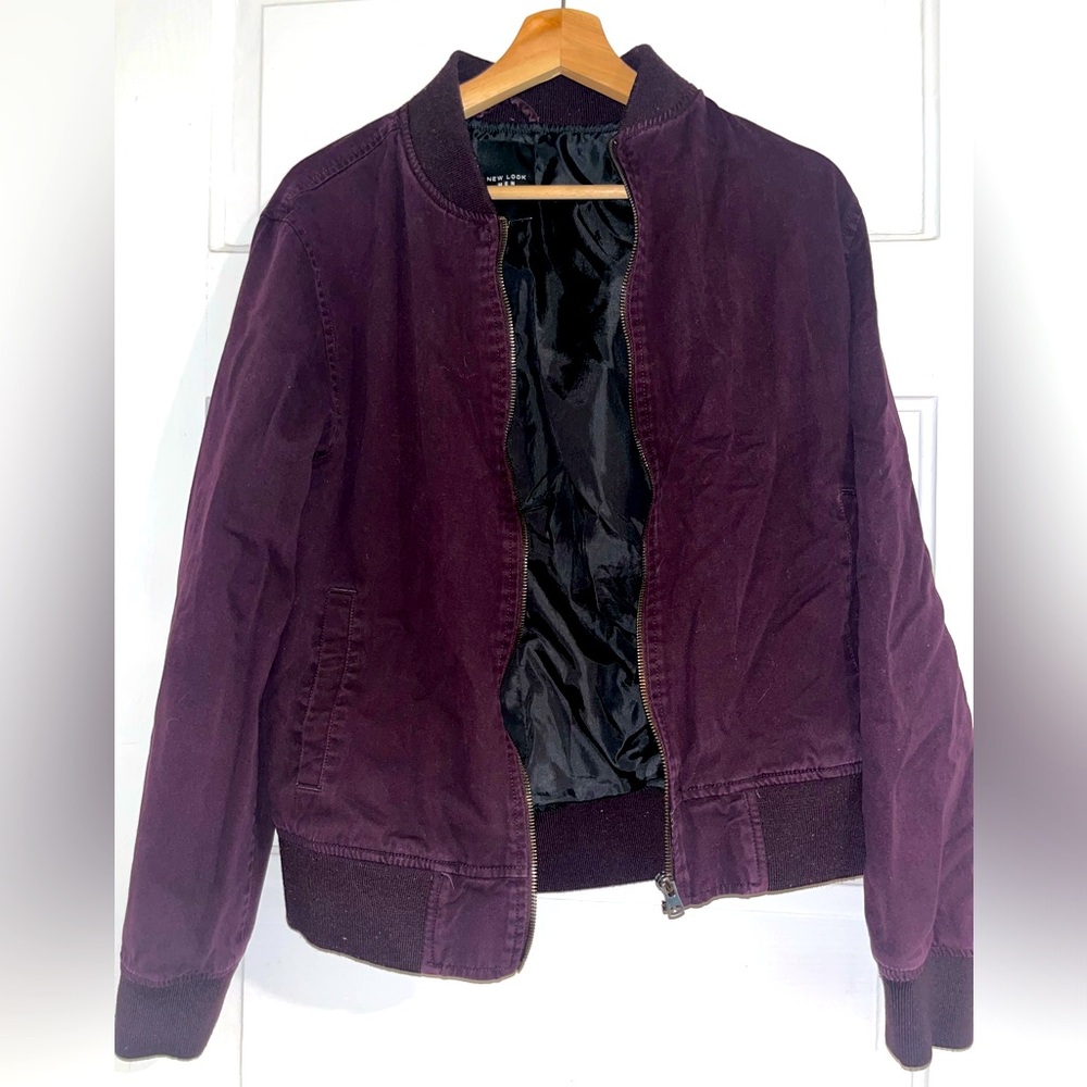 New Look Men’s denim lined jacket small